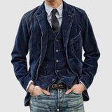 men’s outfits Spring and Autumn Corduroy Suit Casual Men's Suit Jacket