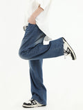 TRYESS- TRY9528 WASHED STRAIGHT DENIM JEANS