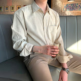 Tryess- TRY6319 CORDUROY COLLAR SHIRT