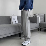 Tryess-TRY No. 5514 WIDE STRAIGHT SWEATPANTS