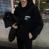 Tryess-TRY No. 5047 BLACK LETTER HOODIE