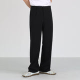 Tryess-TRY No. 1704 WIDE STRAIGHT SUIT PANTS