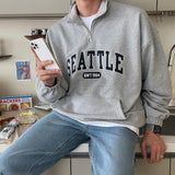 Tryess-TRY No. 4308 HALF ZIP-UP SEATTLE TUTryess-TRYLENECK SWEATER