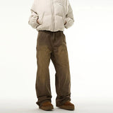 Tryess-TRY No. 10713 BROWN CARPENTER PANTS