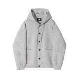 Tryess-TRY No. 5418 OVERSIZE BUTTON-UP HOODIE JK