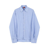 Tryess- TRY862 STRIPED BUTTON UP SHIRT