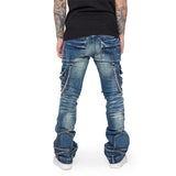 streetwear men outfits American Street Retro Casual Men's Micro Elastic Slim Straight Jeans Spring, Summer, Autumn and Winter Fashion