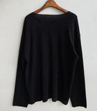 Tryess-TRY No. 10000 KNIT PULLOVER LONG SLEEVE