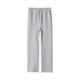 Tryess-TRY No. 5514 WIDE STRAIGHT SWEATPANTS