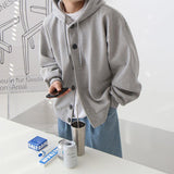 Tryess-TRY No. 5418 OVERSIZE BUTTON-UP HOODIE JK