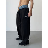 Tryess-TRY No. 9811 TWO PIECE JEAN LOUNGE PANTS