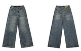 TRYESS- TRY10897 DISTRESSED BLUE DENIM JEANS