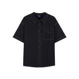 Tryess- TRY865 BUTTON UP HALF SLEEVE SHIRT