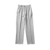 Tryess-TRY No. 2551 WIDE STRAIGHT SWEATPANTS