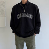 Tryess-TRY No. 4100 HALF ZIP-UP COLORADO TUTryess-TRYLENECK SWEATER