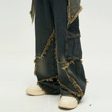 TRYESS- TRY10100 RECONSTRUCTED STAR DENIM JEANS