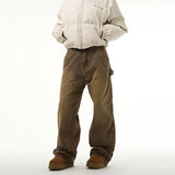 Tryess-TRY No. 10713 BROWN CARPENTER PANTS