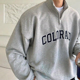 Tryess-TRY No. 4100 HALF ZIP-UP COLORADO TUTryess-TRYLENECK SWEATER