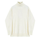 Tryess- Oversized Loose Turtleneck Sweater