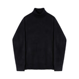 Tryess- Oversized Loose Turtleneck Sweater