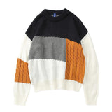 Tryess- Oversized Stitching Sweater