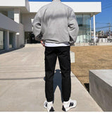 Tryess- Oversized Zip Sweatshirt