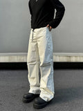 Tryess- Paratrooper Drawstring Casual Pants