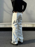 Tryess- Paratrooper Drawstring Casual Pants