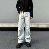 Tryess- Paratrooper Drawstring Casual Pants