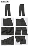 Tryess- Pleated Slim-fit Pants