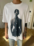 TRYESS-Classy Outfits Mens Fashion Casual Outfits Streetwear T-shirt Design Portrait Printed Short-sleeved T-shirt