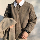 Tryess- Pullover Twist Sweater