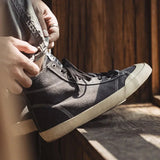 Tryess- Pungsan Canvas High-top Sneakers