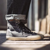 Tryess- Pungsan Canvas High-top Sneakers