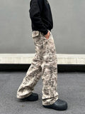 Tryess- Relaxed Fit Camouflage Cargo Pants