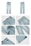 Tryess- Relaxed Fit Denim Pants