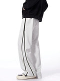 Tryess- Relaxed Fit Drawstring Pants