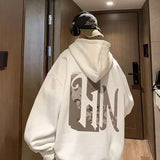 TRYESS-City Boy Oversized Hoodie Sweatshirt Men American High Street Hoodies Funny Streetwear Hip Hop Hoody Mens 2022 Autumn Tracksuit