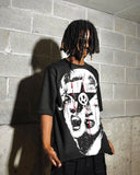 Tryess-Men Fall Outfits Outwear Streetwear y2k 90s Fashion Gothic Punk Oversized Graphic T Shirts Y2k Top Hip Hop Harajuku Short Sleeved Men Women Loose Versatile T Shirt Streetwear Hot