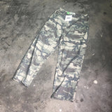 Tryess American Style Streetwear Camouflage Cargo Pants Vintage Clothing Loose Cotton Trousers For Men Unisex