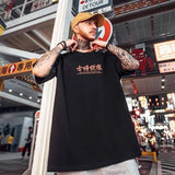 TRYESS-90s streetwear -2023 Summer Men Kawaii Lucky Cat Printed T Shirt Homme Short Sleeve Hip Hop Streetwear T-Shirts Japanese Fashion Y2K Tee Shirt