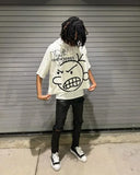 Tryess-Y2K Clothing Cartoon Kid Graphic Print Short Sleeve Harajuku Hip Hop Trendy New Oversized T Shirt Streetwear Men Women Clothing