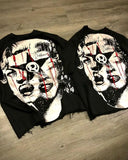 Tryess-Men Fall Outfits Outwear Streetwear y2k 90s Fashion Gothic Punk Oversized Graphic T Shirts Y2k Top Hip Hop Harajuku Short Sleeved Men Women Loose Versatile T Shirt Streetwear Hot