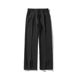 Tryess-Black Suit Pants Men Plus Size Social Mens Dress Pants Korean Loose Straight Casual Pants Mens Office Formal Trousers M-5XL