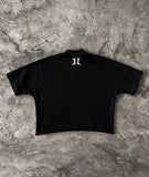 TRYESS-90s streetwear -Y2K Streetwear Letter Print Graphic T-Shirt Men's Spring Autumn Fashion Gothic Loose Oversized Round Neck Short Sleeve Women's