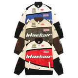 TRYESS-90s streetwear -men fall outfits -Autumn and winter American baseball uniform jacket for men and women loose thin street racing suit Y2K long-sleeved jacket