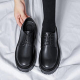 Tryess- Saechang Lace Up Chunky Shoes