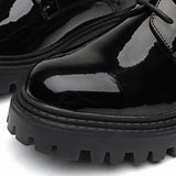 Tryess- Samjeon Patent Leather Derby Shoes