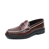 Tryess- Samjuk Monochrome Sleek Penny Loafers