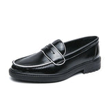 Tryess- Samjuk Monochrome Sleek Penny Loafers